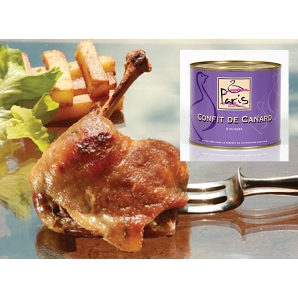 2 Cuisses De Canard Landais Confit En Conserve Les Plats