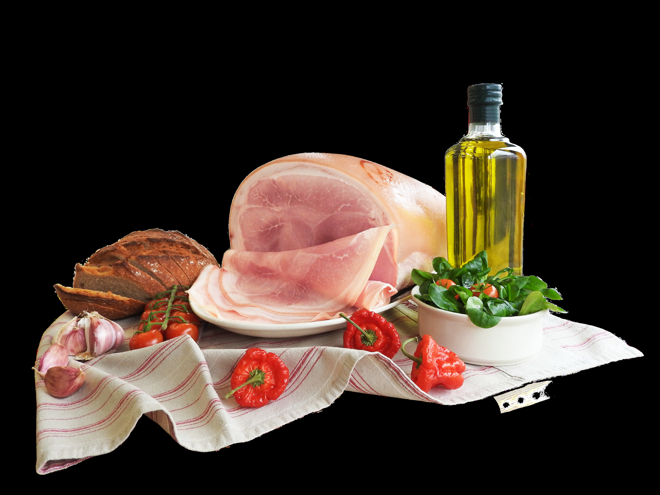 le febus bleu jambon cuit superieur de porc fermier label rouge eleve en plein air 3 tranches 180g porc noir de bigorre et cochon de race duroc gastronomie jambon cuit superieur de porc fermier